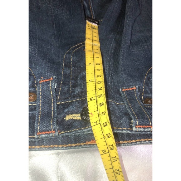 True Religion Brand Jeans Low Rise Denim Pants Section Julie Size 27 - Picture 10 of 12